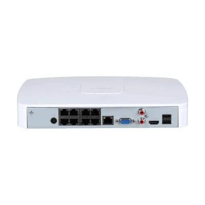 Dahua NVR DHI-NVR4108-8P-EI - 8 Kanaler, 8 PoE, WizSense AI til Videoovervågning