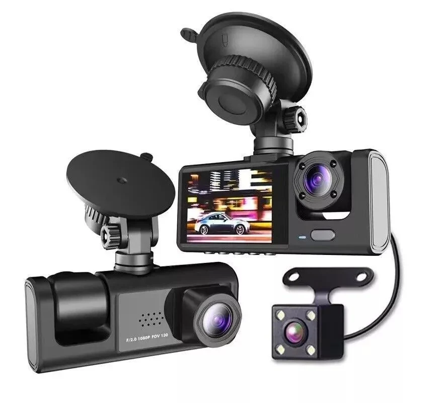 Dash Cam Bil Paired Lens HD 1080P Forre Bag Indvendig Video Recorder Kamera