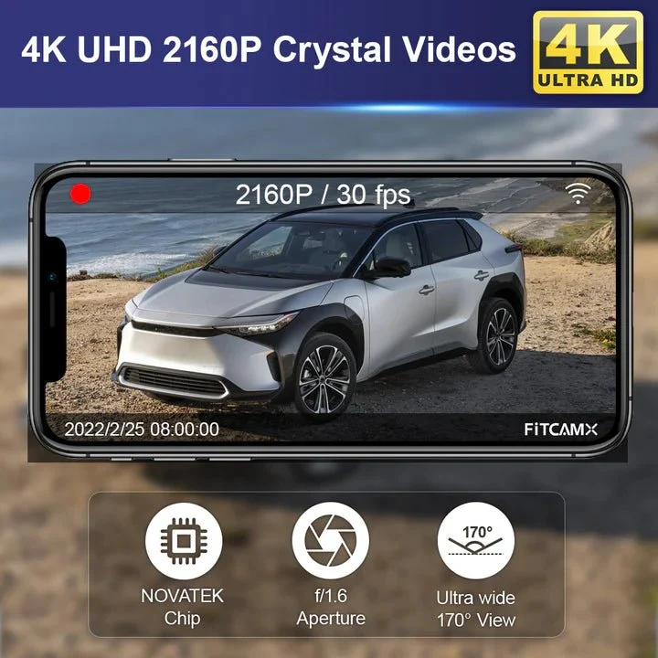 Fitcamx Dash Cam til XPeng G6 2023-2025
