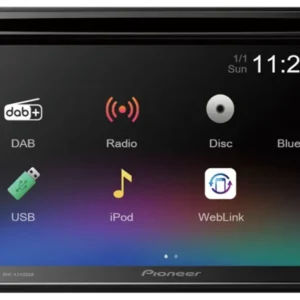 Pioneer AVH-A240DAB Bilstereo CD/DAB+/Bluetooth og Touch Skærm
