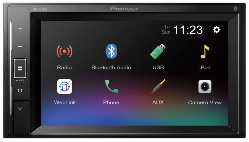 Pioneer DMH-A240BT Multimedie Bilradio m. Wireless pairing