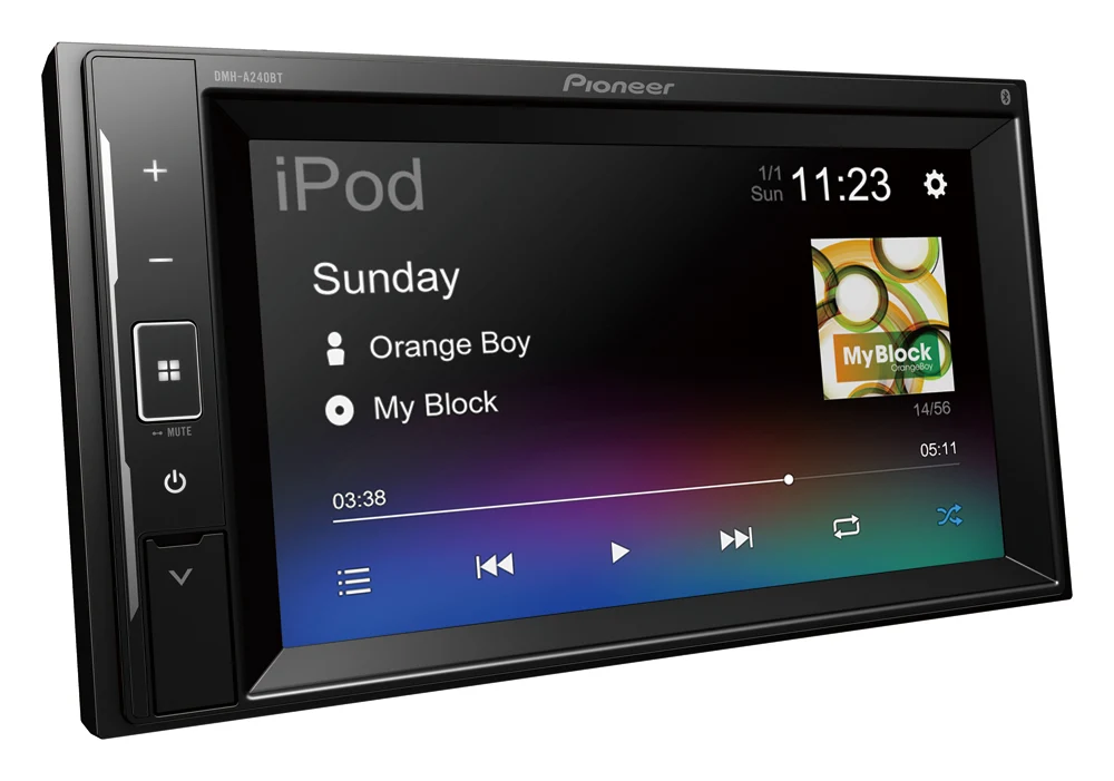 Pioneer DMH-A240BT Multimedie Bilradio m. Wireless pairing