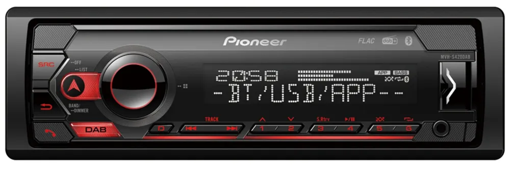 Pioneer MVH-S420DAB Bilstereo Bluetooth-enabled DAB+ Radio
