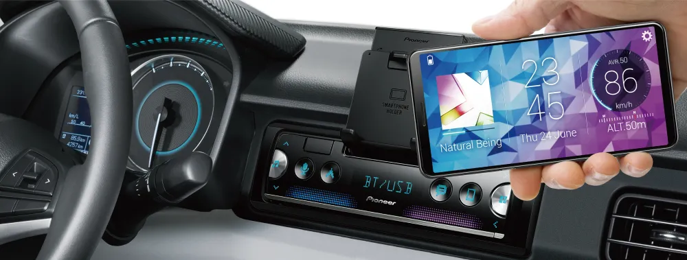 Pioneer SPH-20DAB Smartphone Receiver m. DAB og Bluetooth-enabled