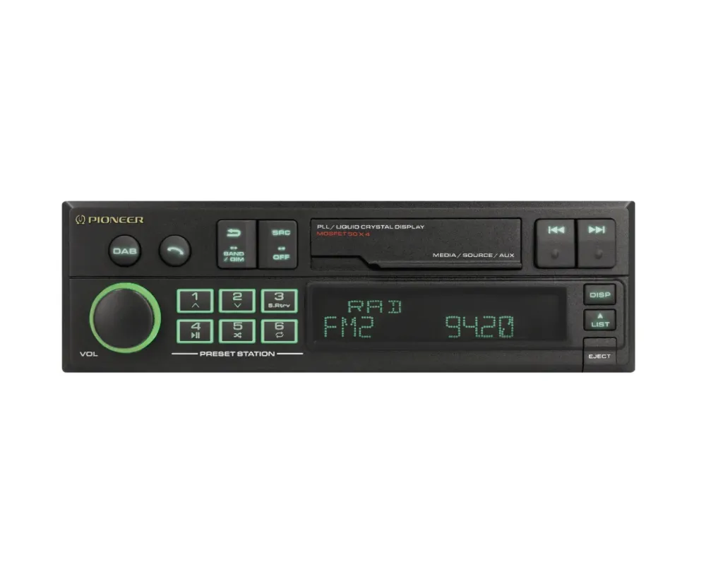 Pioneer SXT-C10PS Nostalgisk Bilradio m. DAB+ og Bluetooth