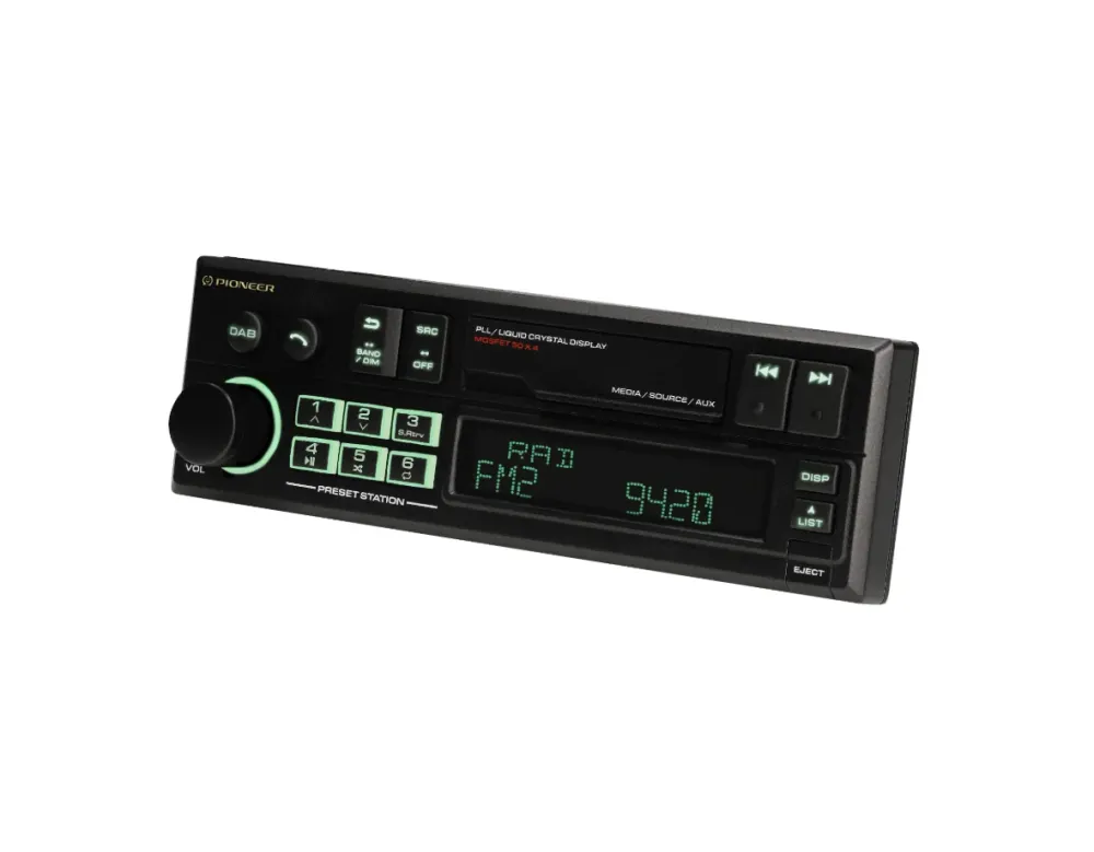 Pioneer SXT-C10PS Nostalgisk Bilradio m. DAB+ og Bluetooth