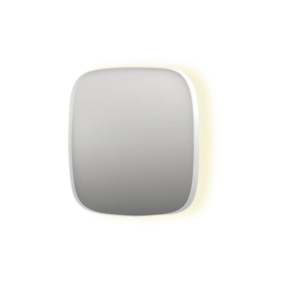 SP30 superellipse spejl med indirekte LED - 40x4x80 - mat ivory