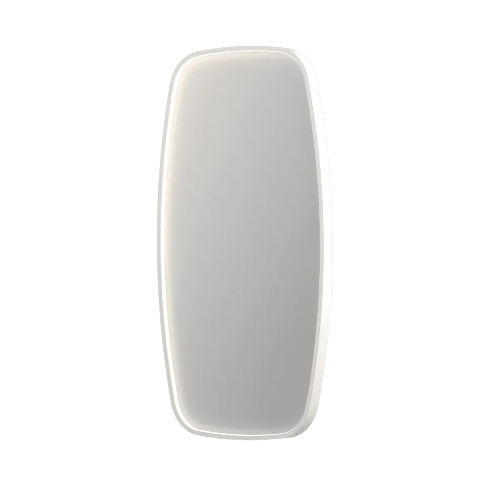 SP31 superellipse spejl med direkte LED - 80x4x80 - mat alabast