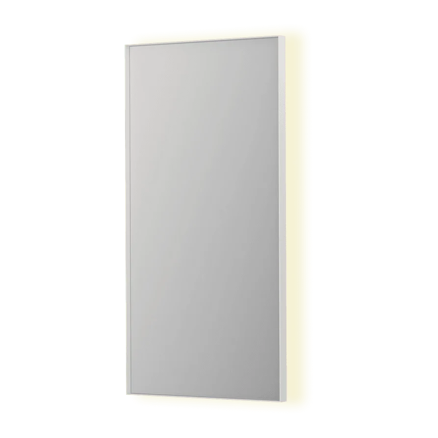 SP32 spejl med indirekte LED - 50x4x100 - mat pearl