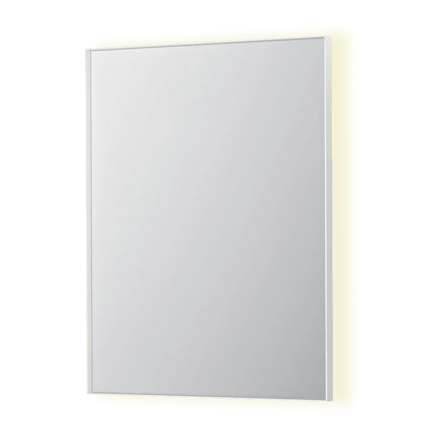 SP32 spejl med indirekte LED - 60x4x80 - mat pearl