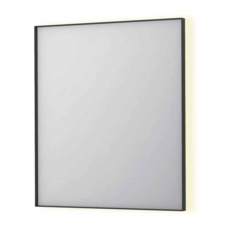 SP32 spejl med indirekte LED - 70x4x80 - mat midnight