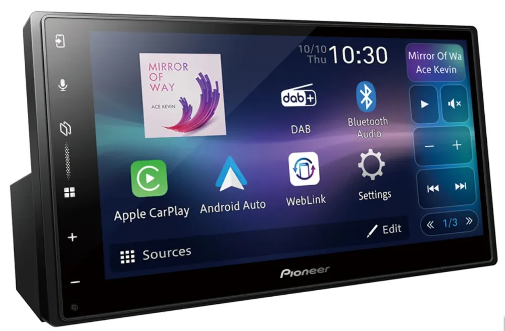 Trådløs Carplay i Peugeot 107 (2004-2014)