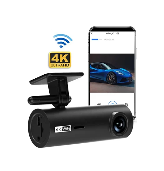 4K Ultra HD Dashcam til Bil - G-Sensor - WiFi - BlackBOX™