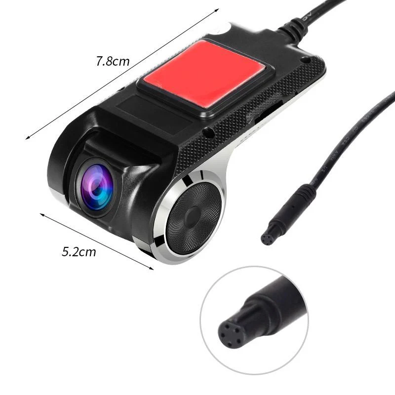 USB Dash Cam 1080P HD til Android-system med ADAS Night Vision