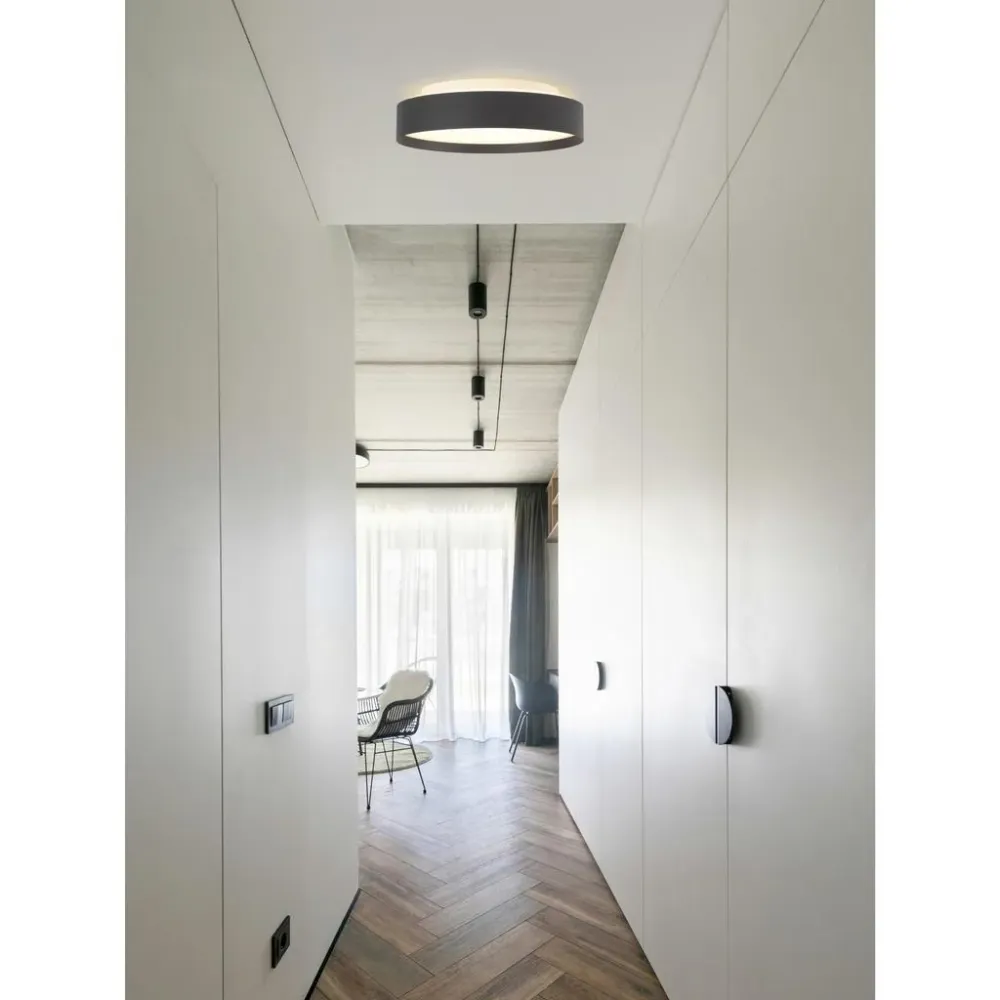 BACKLIGHT FULL Ø30 PLAFOND CHARCOAL 3 TRINS LED DÆMP - Halo Design
