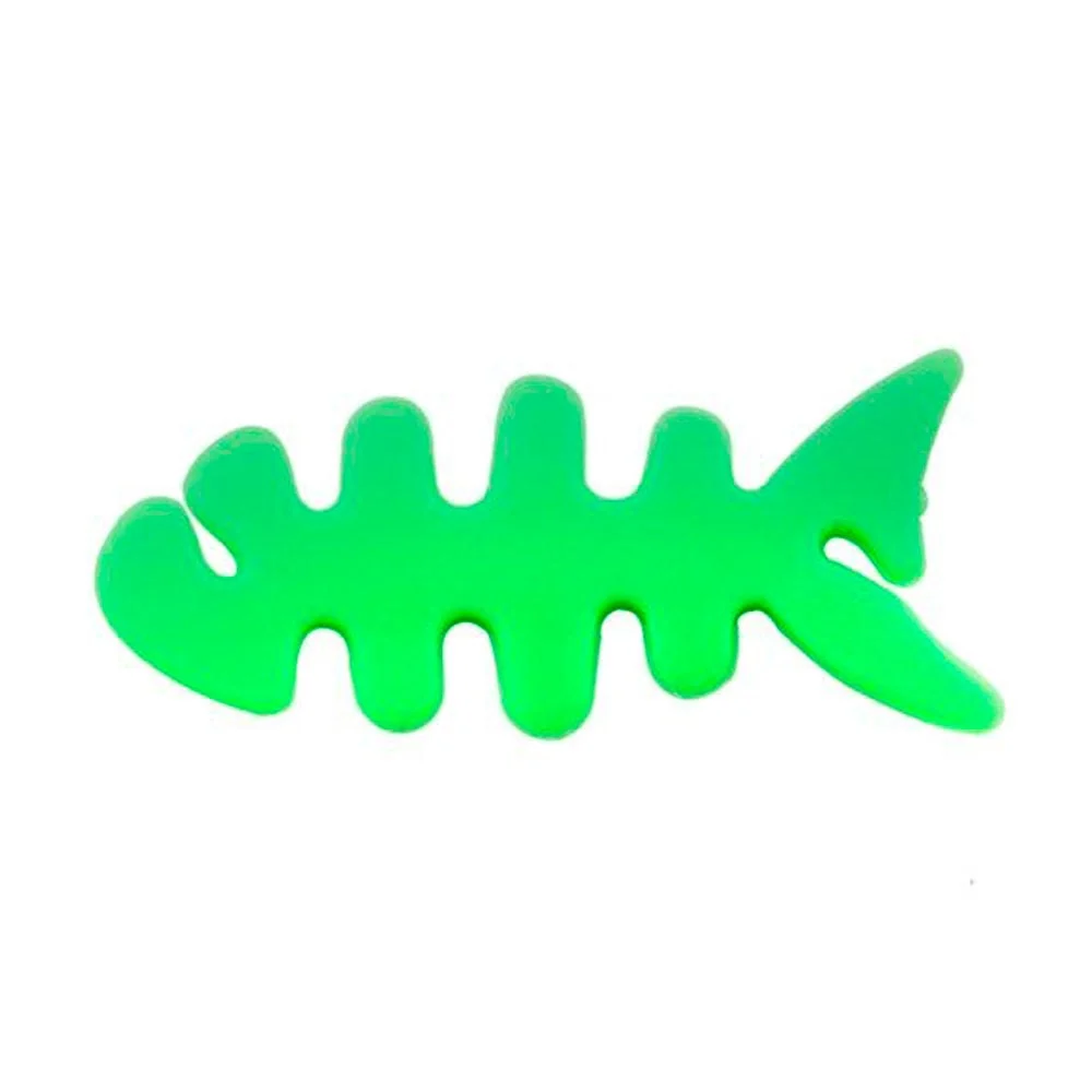 Tiny Kabelopruller i Plastik - Fisk - Grøn