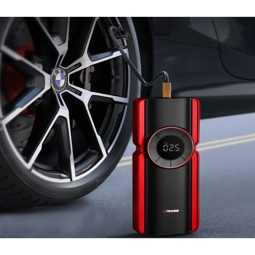 6-i-1 Power Bank, Jump Starter, Kompressor - 10.000 mAh til Bilen