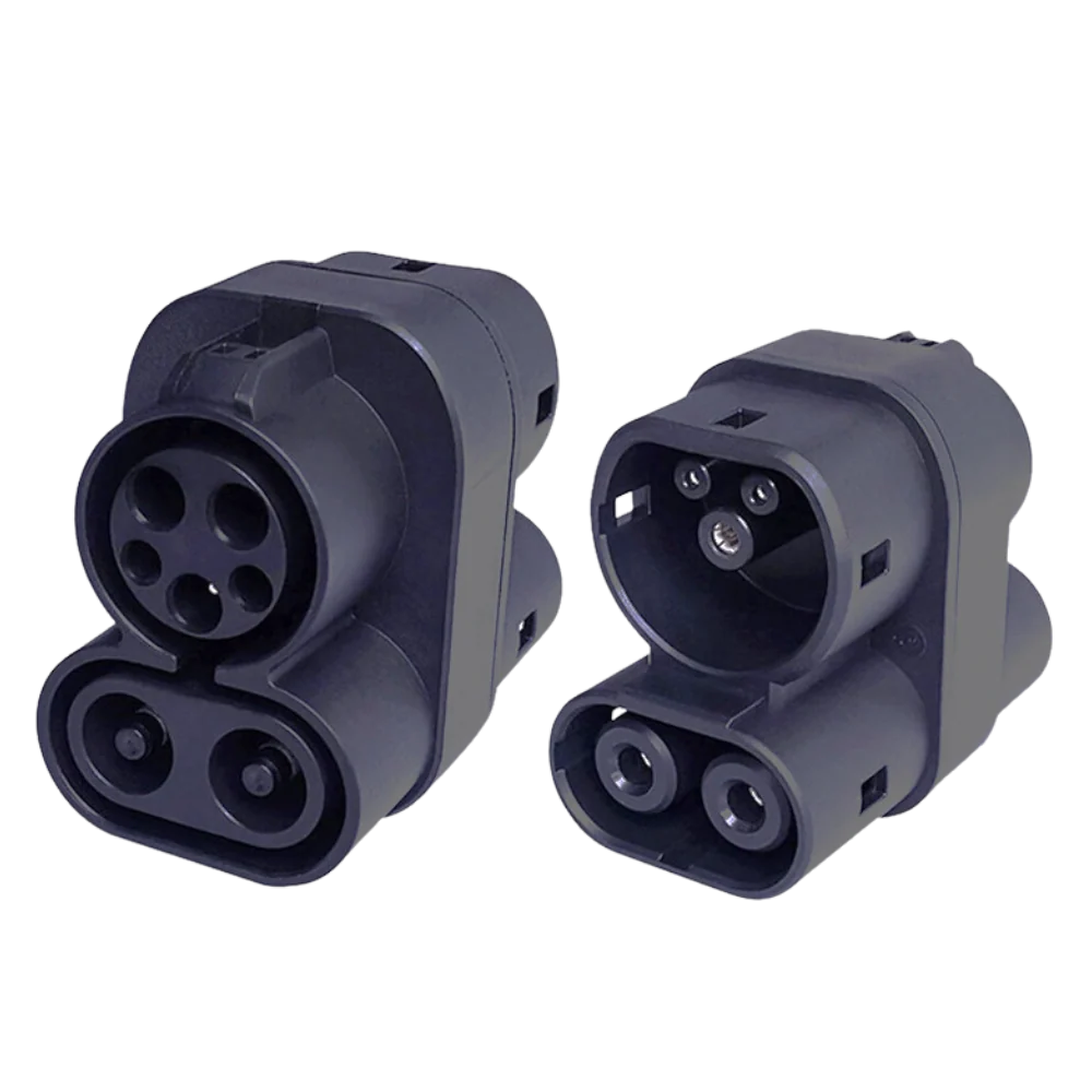 Adapter til opladning af elbiler CCS1 til CCS2