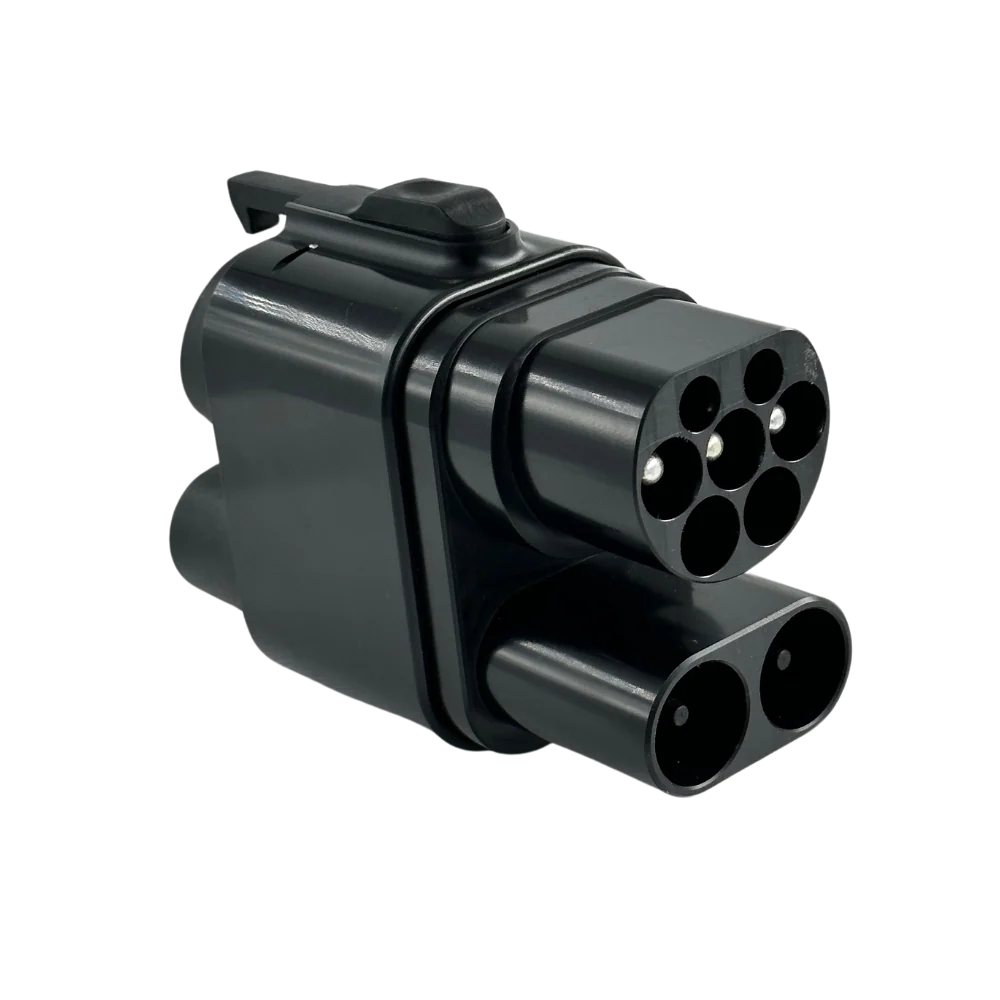 Adapter til opladning af elbiler CCS2 til CCS1
