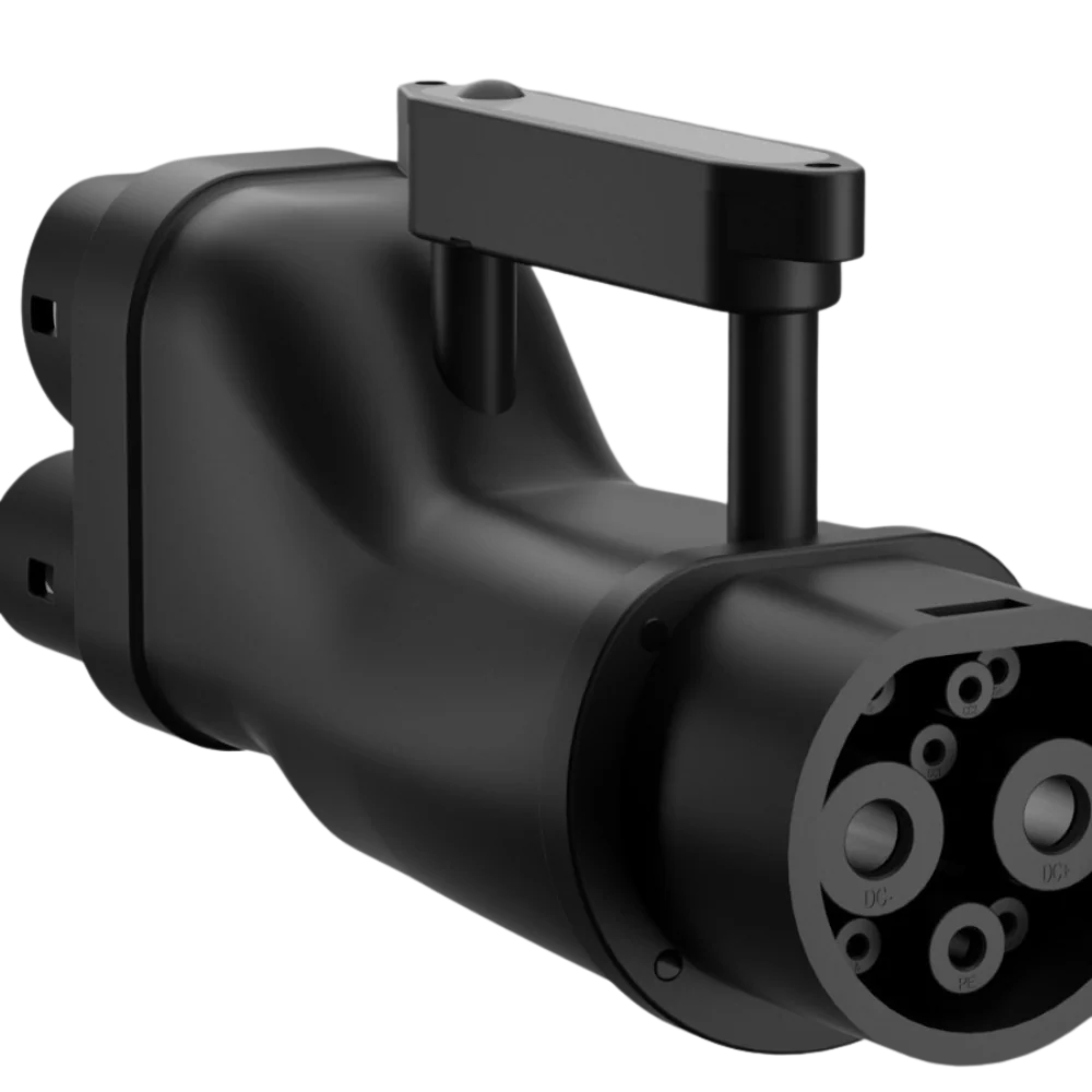 Adapter til opladning af elbiler GBT til CCS2