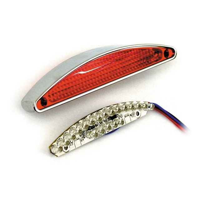 Arch LED-baglygte i krom