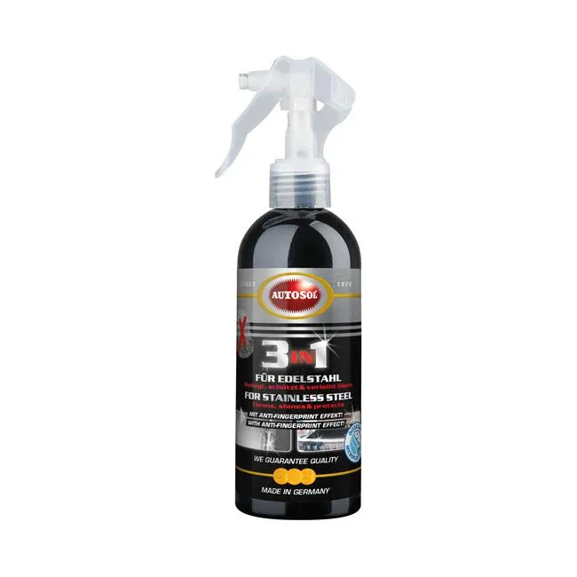 Autosol 3 i 1 rustfrit 250 ml