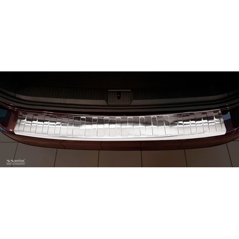Avisa, Bagkofangerbeskytter, blankpoleret, Rustfritstål, passer til Volkswagen Passat 3G Variant 2014-2023 'Ribs'