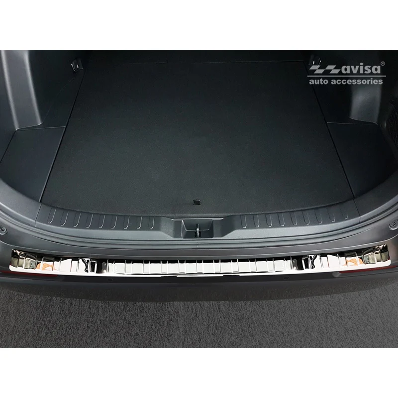 Avisa, Bagkofangerbeskytter, blankpoleret, Rustfritstål, passer til Toyota RAV4 (5th Gen.) 2018- & Suzuki Across 2020- 'Ribs'