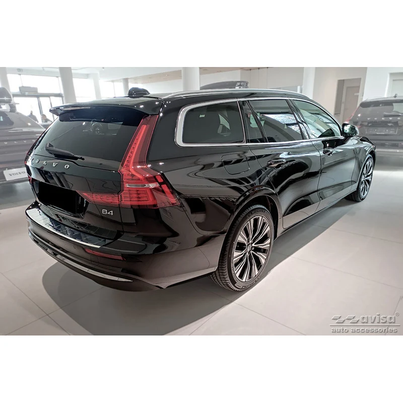 Avisa, Bagkofangerbeskytter, blankpoleret, Rustfritstål, passer til Volvo V60 II / V60 II Cross Country 2018- & V60 II Plu...