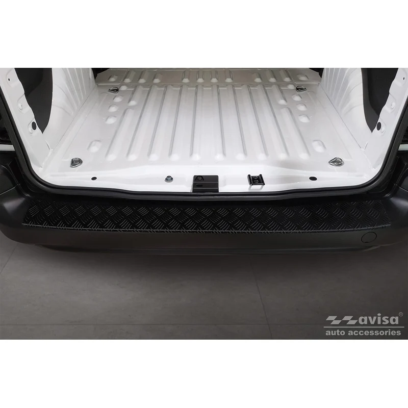 Avisa, Bagkofangerbeskytter, matsort, alu, passer til Citroën Berlingo (Multispace) & Peugeot Partner 2008-2015 & 2015-201...