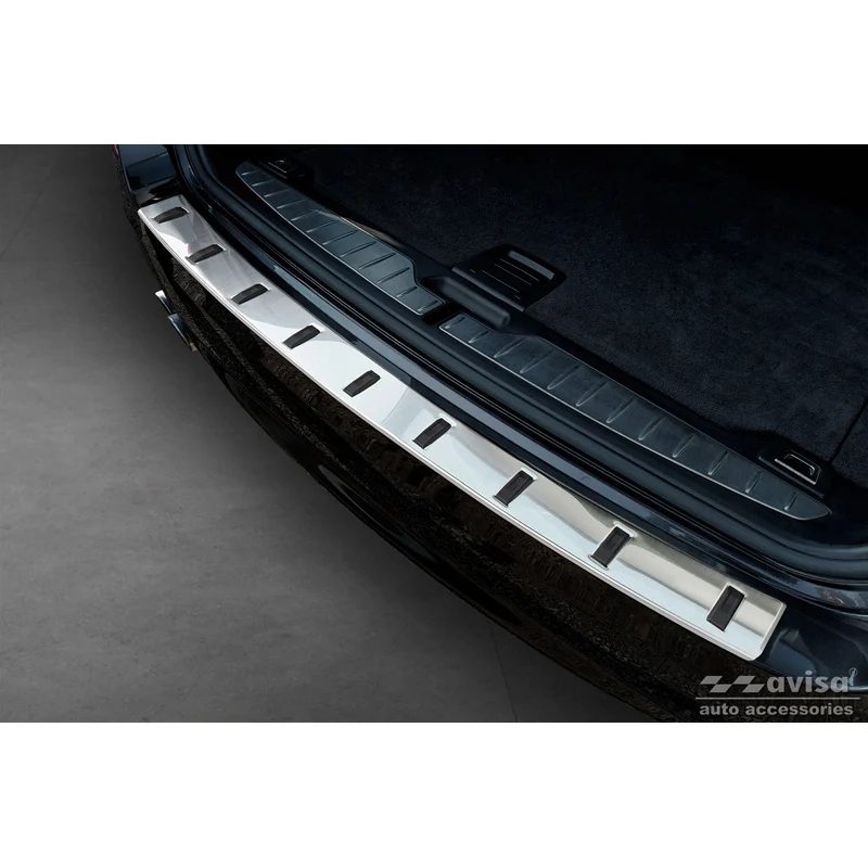 Avisa, Bagkofangerbeskytter, Rustfritstål, passer til BMW 5-Series (F11) Touring 2011-2013 & Facelift 2013-2017 'STRONG ED...