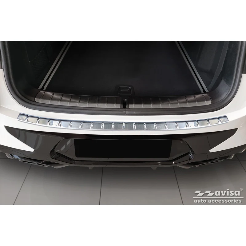 Avisa, Bagkofangerbeskytter, Rustfritstål, passer til BMW X4 G02 FL 2021- M-Pakage 'Ribs'