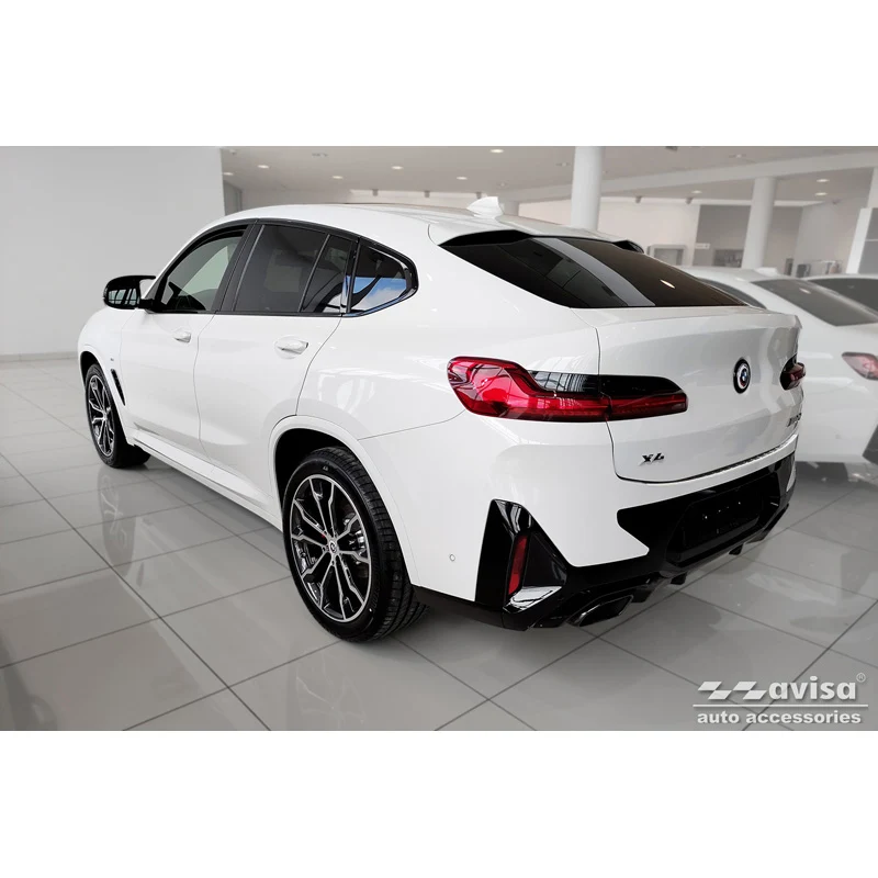 Avisa, Bagkofangerbeskytter, Rustfritstål, passer til BMW X4 G02 FL 2021- M-Pakage 'Ribs'
