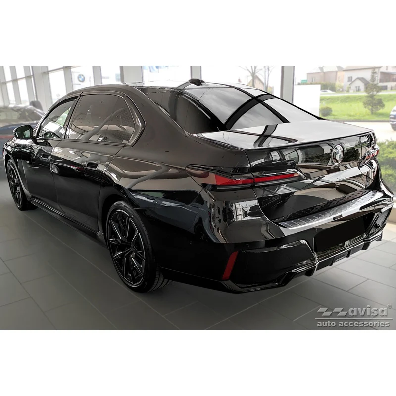 Avisa, Bagkofangerbeskytter, Rustfritstål, passer til BMW 7-Series (G70) 2023- M-Pakage 'Ribs'