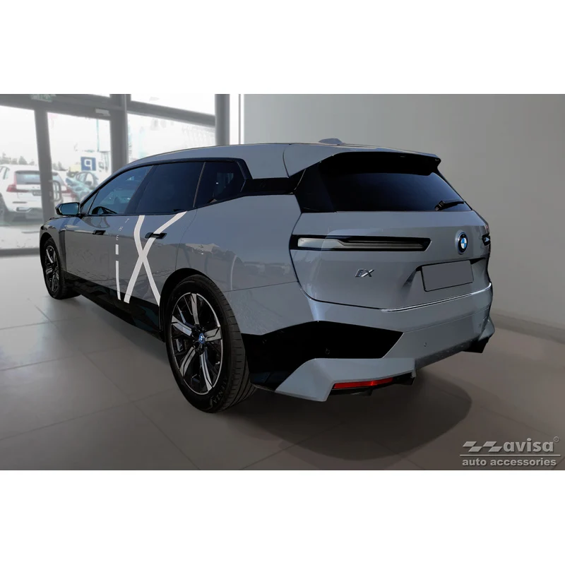 Avisa, Bagkofangerbeskytter, Rustfritstål, passer til BMW iX (I20) 2021- 'Ribs'