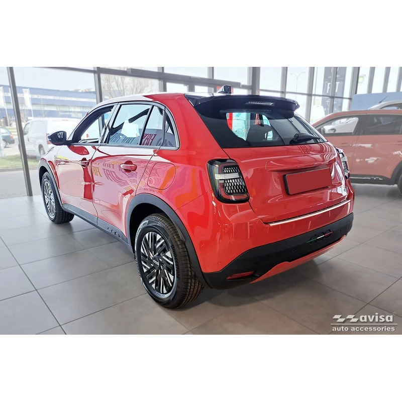 Avisa, Bagkofangerbeskytter, Rustfritstål, passer til Fiat 600 Mild Hybrid / 600e 2023- 'Ribs'