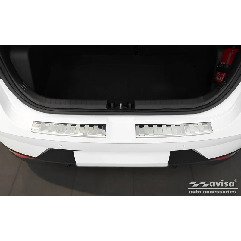 Avisa, Bagkofangerbeskytter, Rustfritstål, passer til Hyundai i20 III 5 døre 2020- 'Ribs' (2-dele)