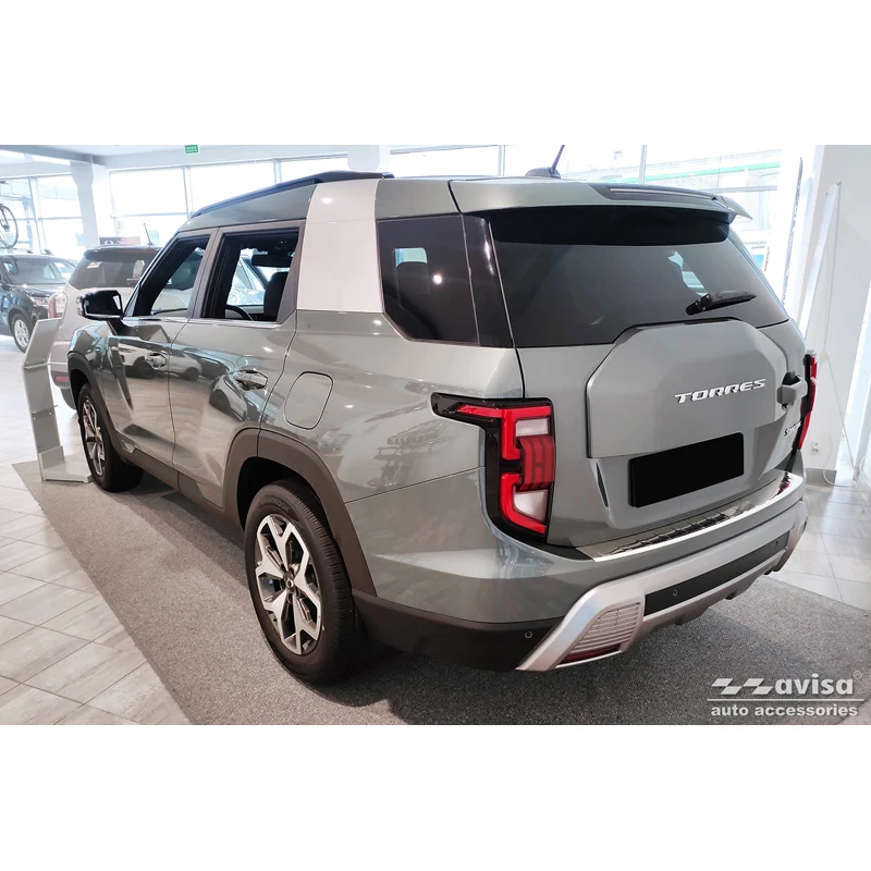 Avisa, Bagkofangerbeskytter, Rustfritstål, passer til SsangYong Torres (J100) 2022- 'Ribs'
