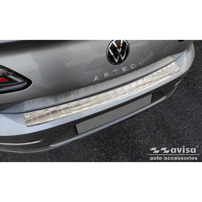Avisa, Bagkofangerbeskytter, Rustfritstål, passer til Volkswagen Arteon Shooting Brake incl. eHybrid 2020- 'Ribs'