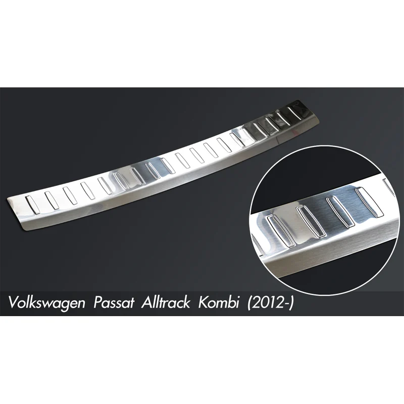 Avisa, Bagkofangerbeskytter, Rustfritstål, passer til Volkswagen Passat Alltrack 2012- 'Ribs'