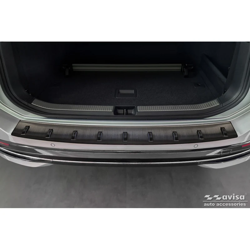 Avisa, Bagkofangerbeskytter, Sort, Rustfritstål, passer til Volkswagen Passat Variant (CJ5) incl. R-Line & Hybrid 2024- 'S...