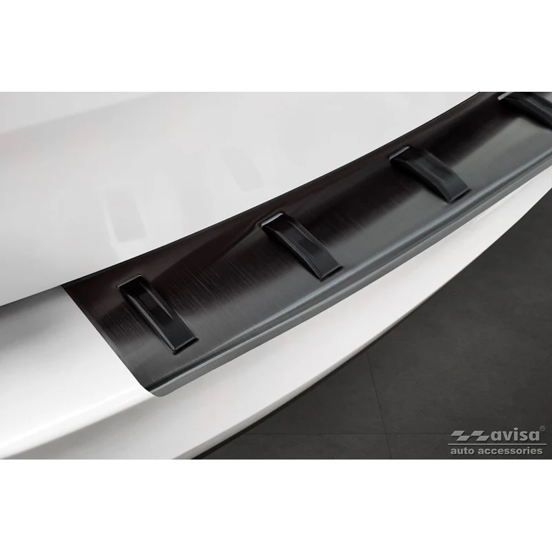 Avisa, Bagkofangerbeskytter, Sort, Rustfritstål, passer til Skoda Octavia III 2013-2017 'STRONG EDITION'