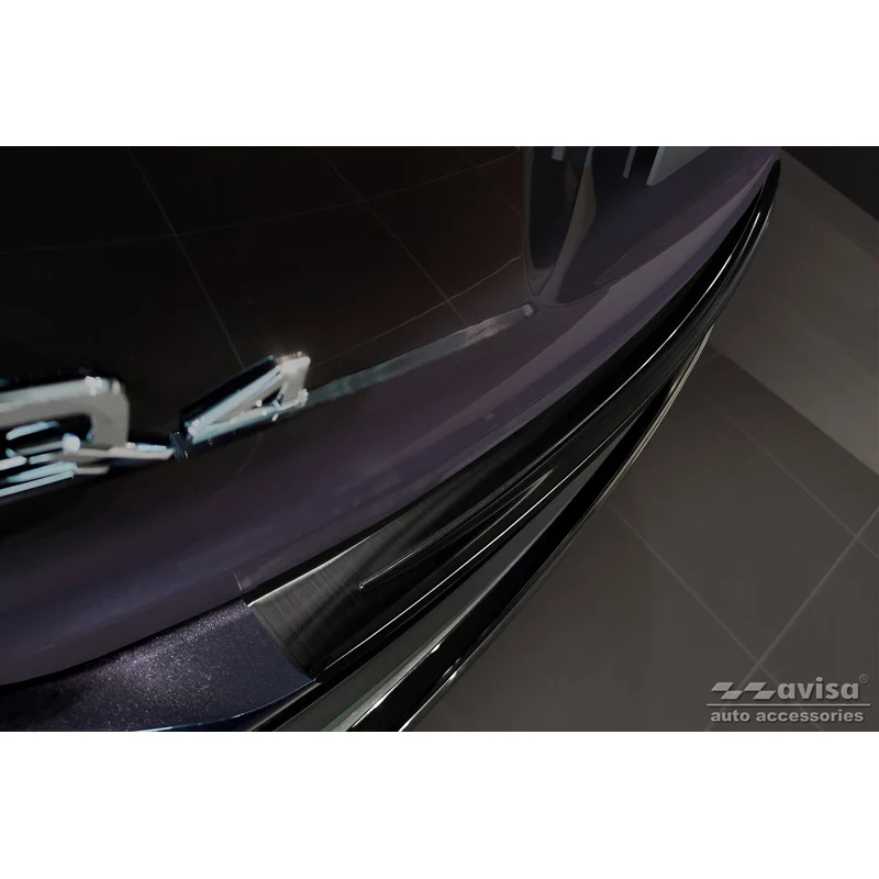 Avisa, Bagkofangerbeskytter, Sort, Rustfritstål, passer til Audi Q4 E-Tron 2021-