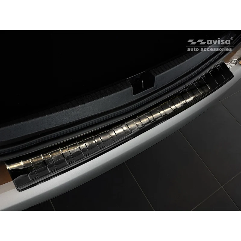 Avisa, Bagkofangerbeskytter, Sort, Rustfritstål, passer til Dacia Duster II 2018-2021 & FL 2021-2024 'Ribs'
