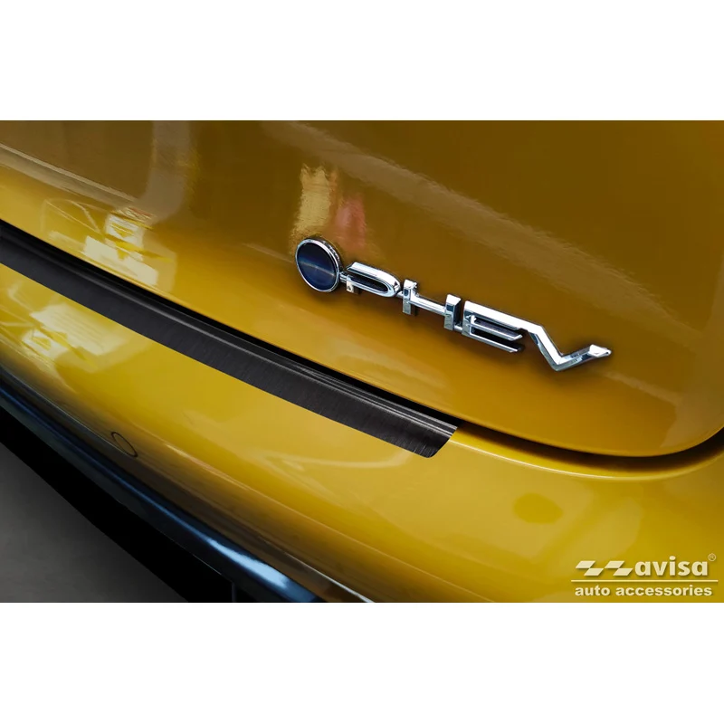 Avisa, Bagkofangerbeskytter, Sort, Rustfritstål, passer til Toyota Prius V (XW60) 2023-