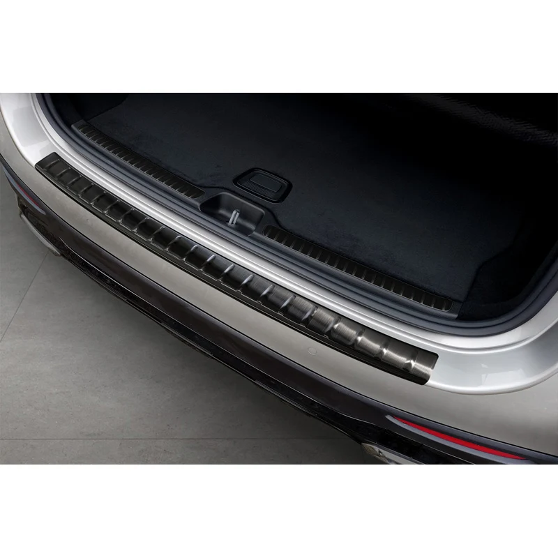 Avisa, Bagkofangerbeskytter, Sort, Rustfritstål, passer til Mercedes GLC II (X254) 2022- 'Ribs'