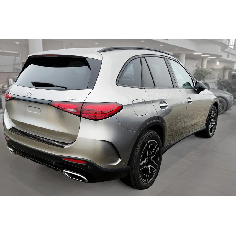Avisa, Bagkofangerbeskytter, Sort, Rustfritstål, passer til Mercedes GLC II (X254) 2022- 'Ribs'