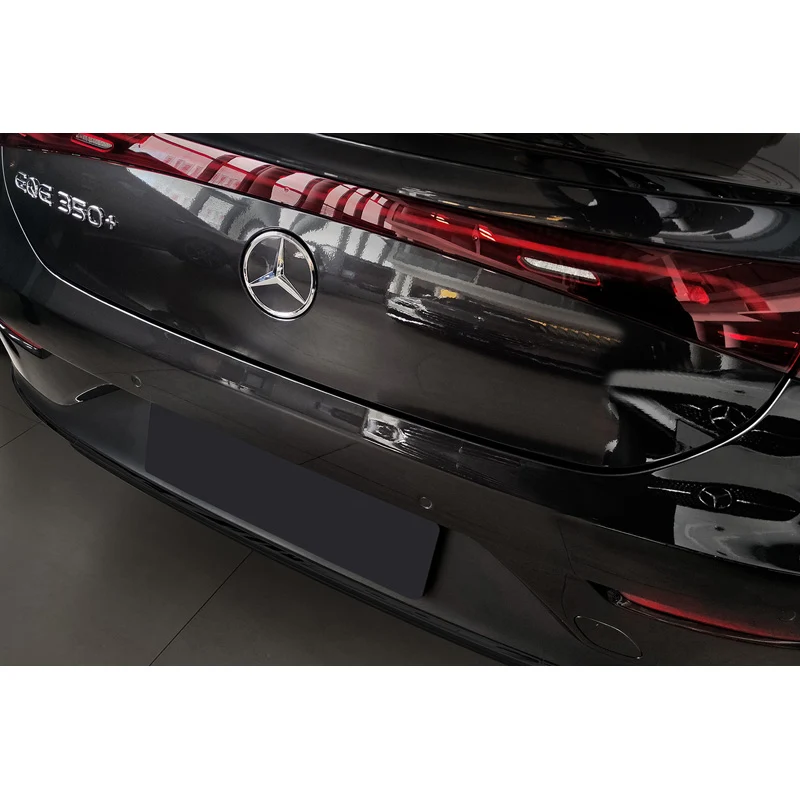 Avisa, Bagkofangerbeskytter, Sort, Rustfritstål, passer til Mercedes EQE (V295) 2022- 'Ribs'