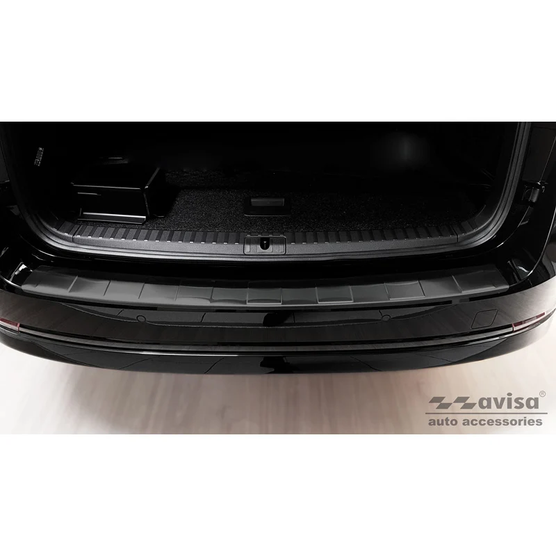 Avisa, Bagkofangerbeskytter, Sort, Rustfritstål, passer til Skoda Octavia IV Kombi 2020-2024 & FL 2024- (incl. RS, excl. S...