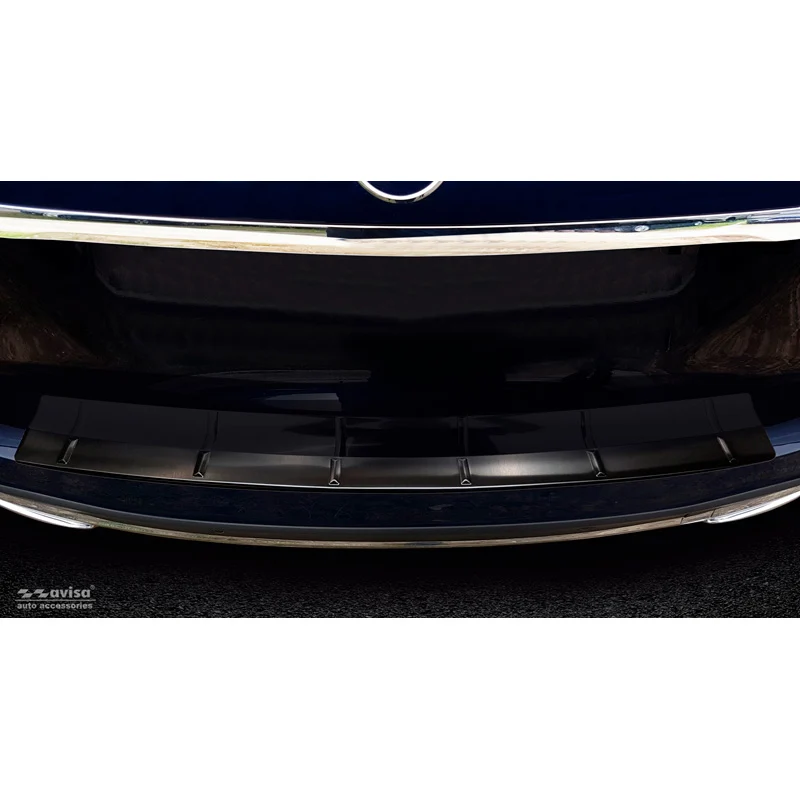 Avisa, Bagkofangerbeskytter, Sort, Rustfritstål, passer til Mercedes GLE II W167 2019-2023 incl. 53 AMG 'Ribs'